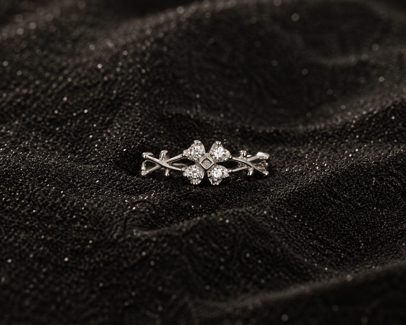 floral ring design