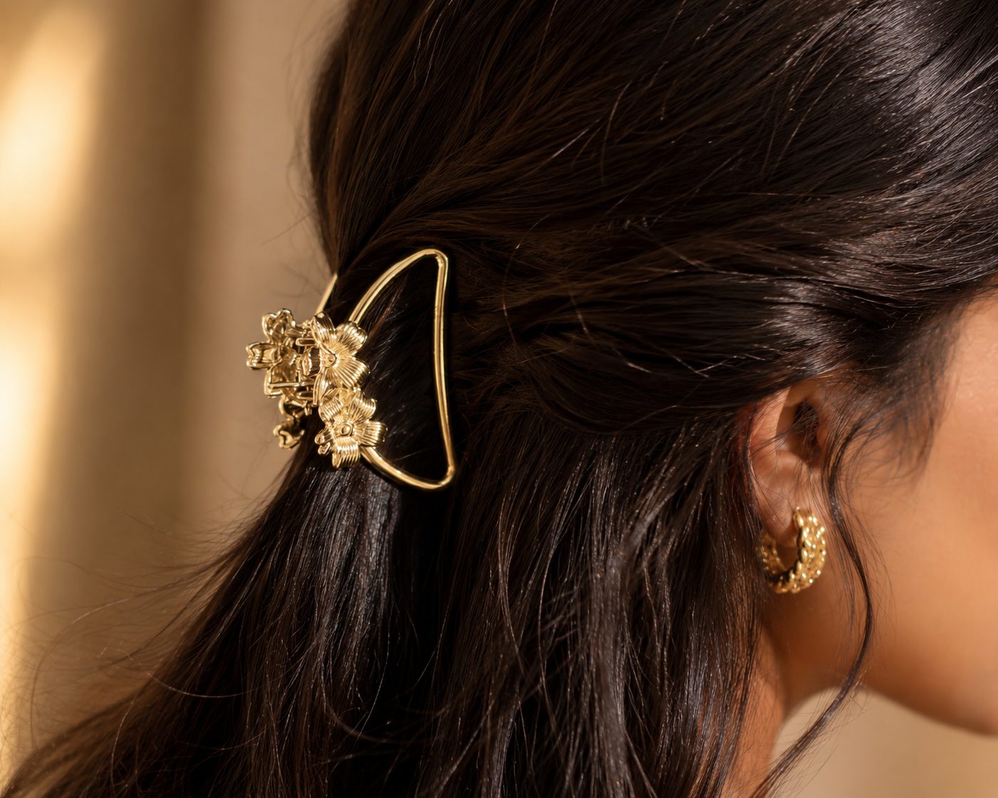 Flower Claw Clip