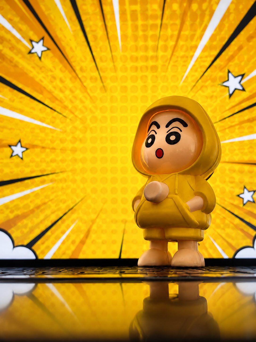 Shinchan face-changing toy keychain