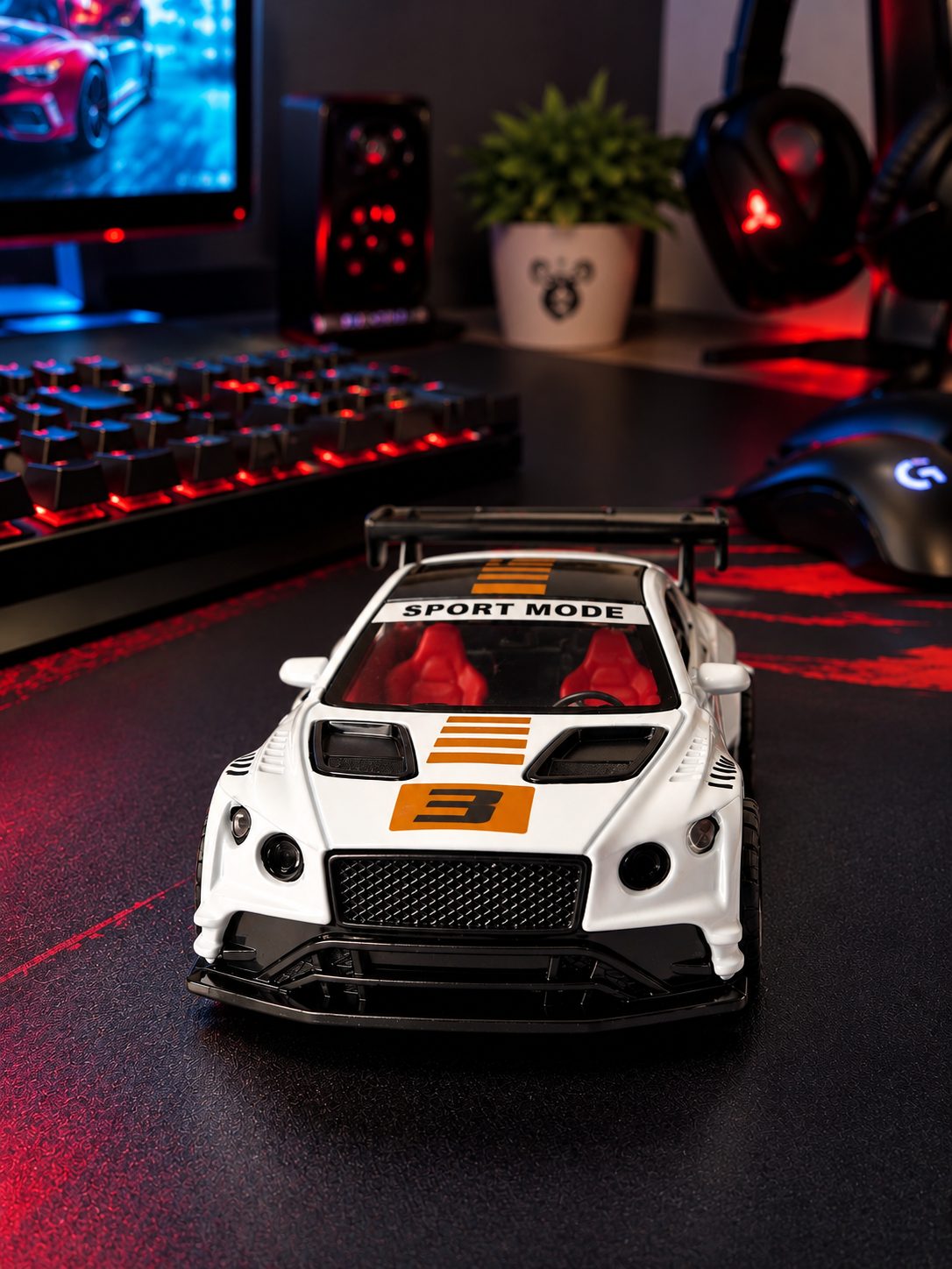 FRD Bentley GT3 Racing Sports Metal Toy Car